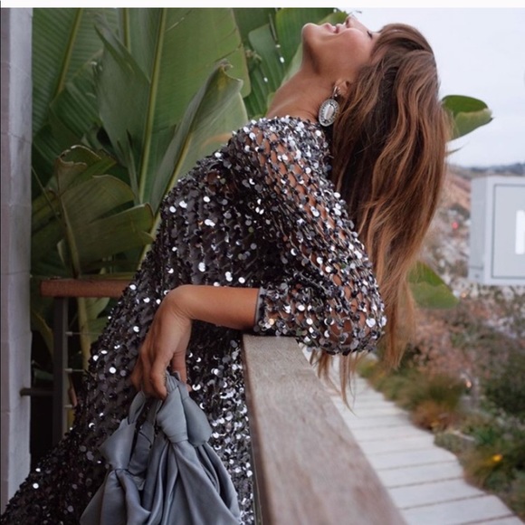 sequin mesh dress zara Zara | Dresses | Zara Sequin Mesh Maxi Dress Small